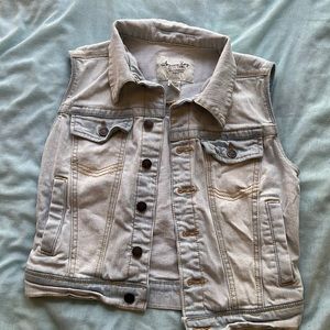 American Rag Light Wash Jean Vest